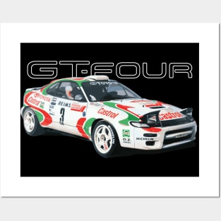 Toyota Celica Turbo 4WD Carlos Sainz Monte Carlo World Rally Car Posters and Art